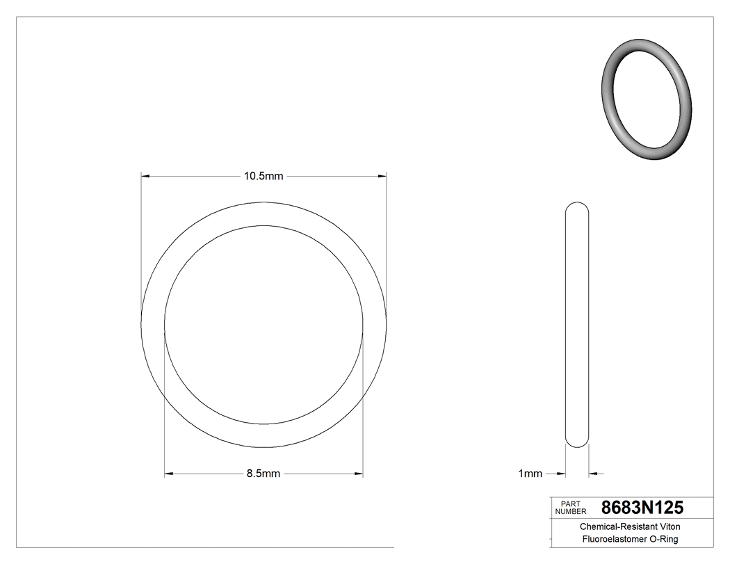 Technical drawing - 8683N125